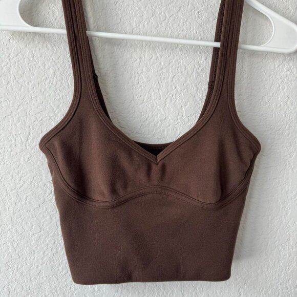 commense brown corset detail tank - Picture 4 of 8
